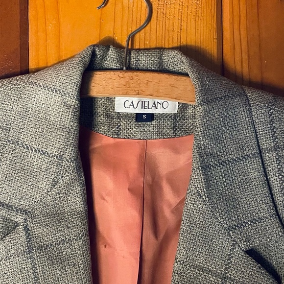 Vintage Tweed Fitted Blazer size Small/Medium! - Picture 3 of 6